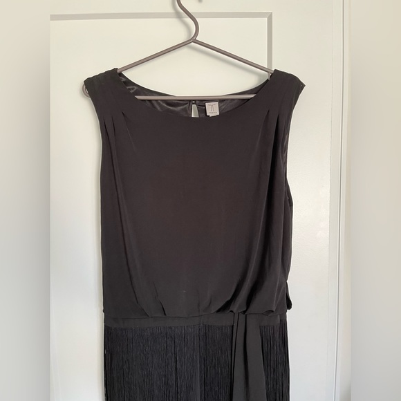 Tristan Tasselled Black Dress - Picture 3 of 6